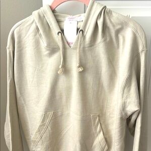 Hanes Soft Beige Tan Pullover Hoodie M‎ NWT